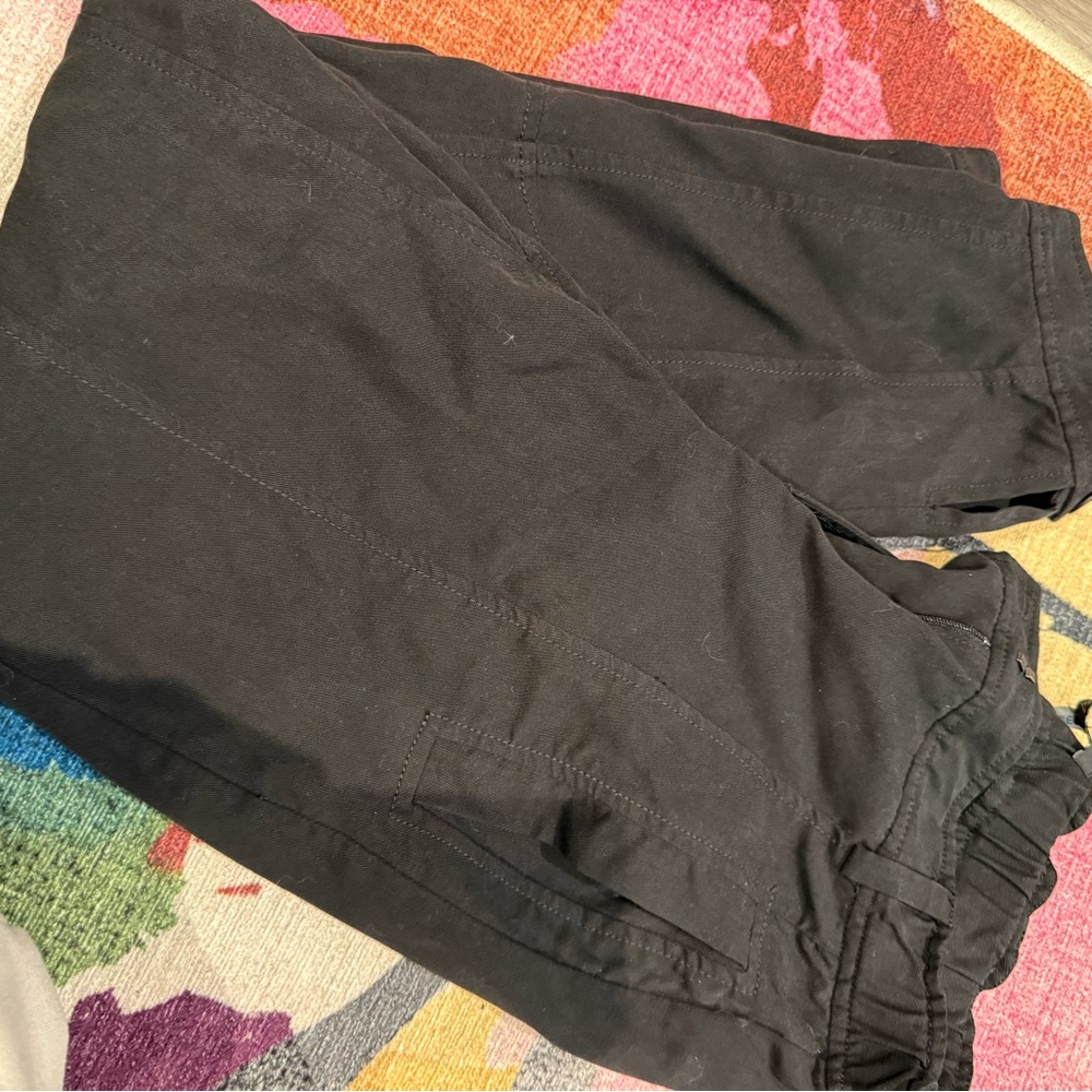 Eileen fisher cropped button ankle Black Pants - pp